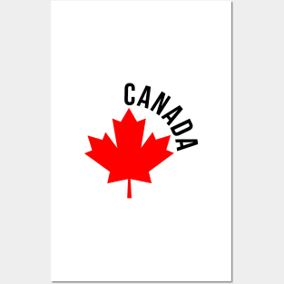 Red Canadian Maple Leaf Posters and Art